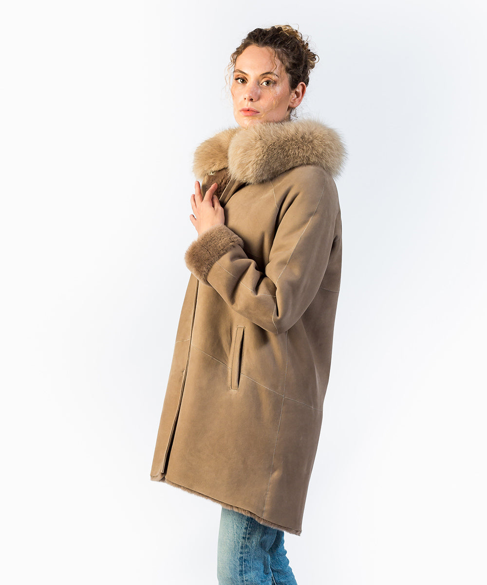 Mango Abrigo Cuello Piel Mango Outlet Abrigo Cuello Pelo Abrigo