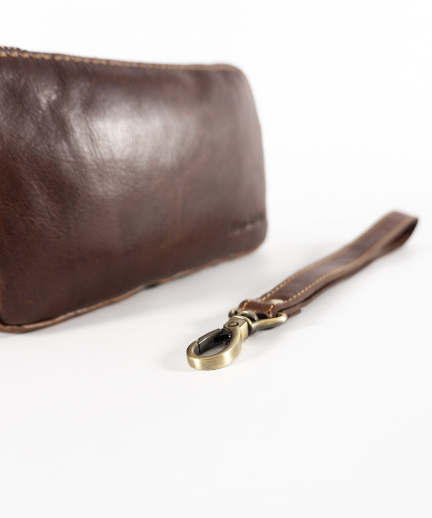 Bolso de mano piel envejecida