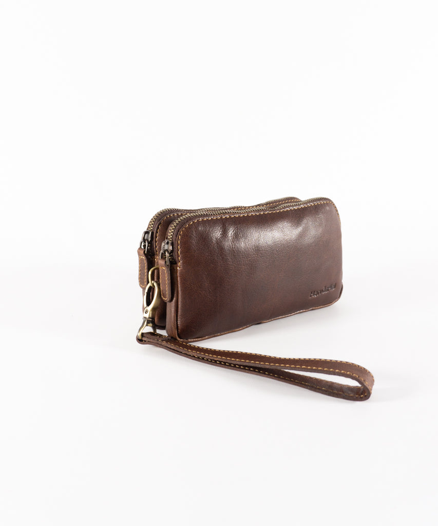 Bolso de mano piel envejecida