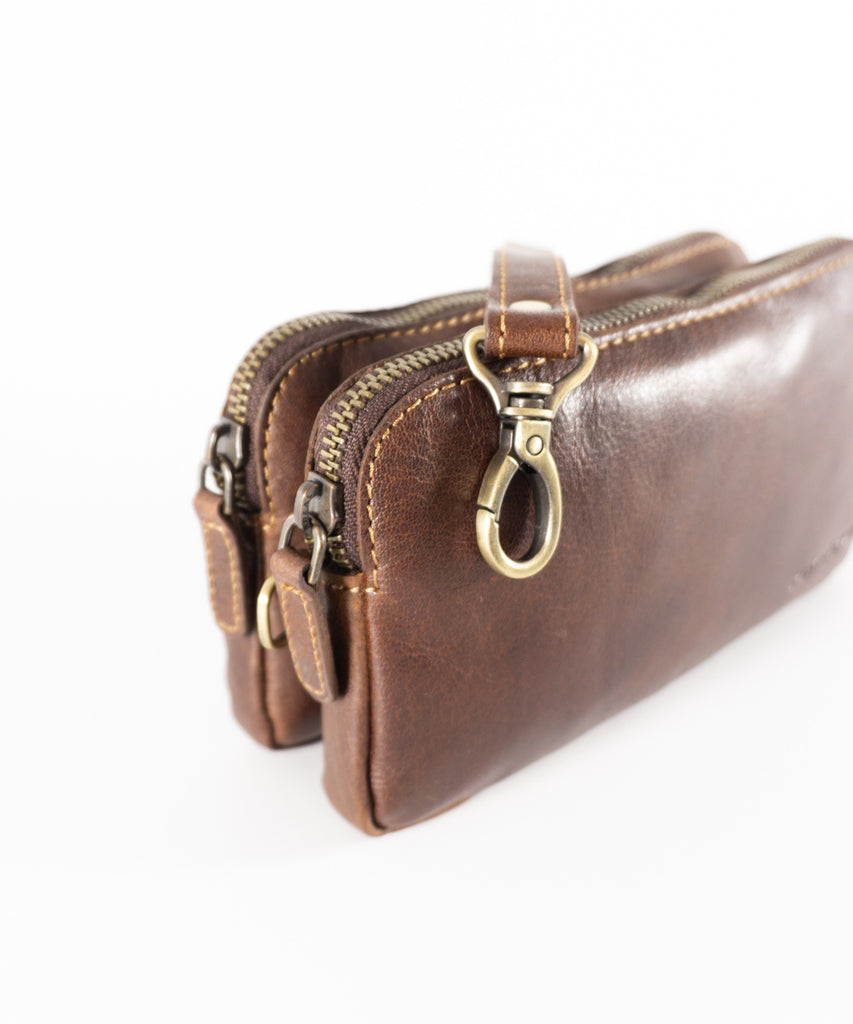 Bolso de mano piel envejecida