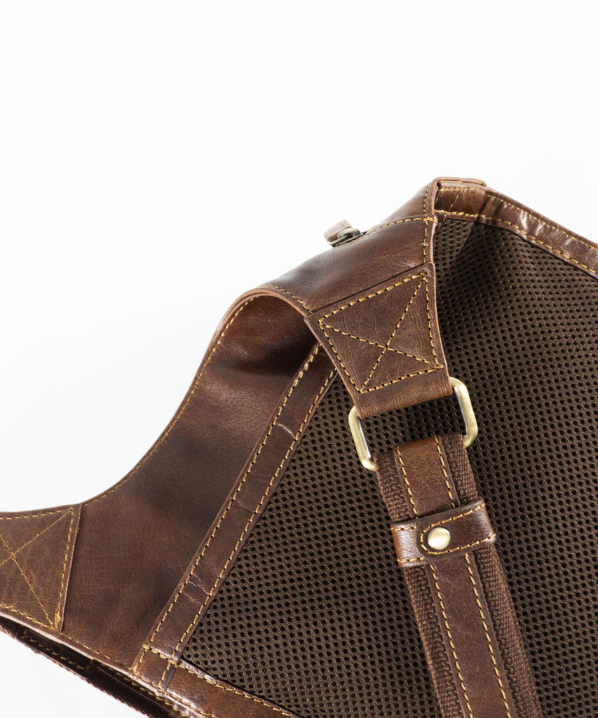 Bolso bandolera piel envejecida