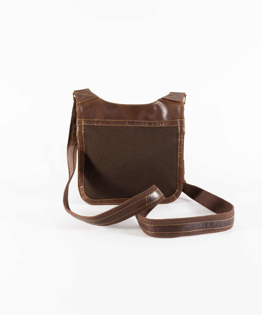 Bolso bandolera piel envejecida