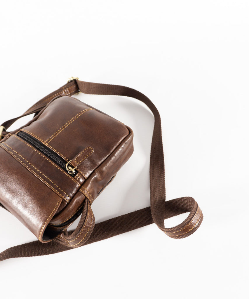 Bolso piel envejecida grande