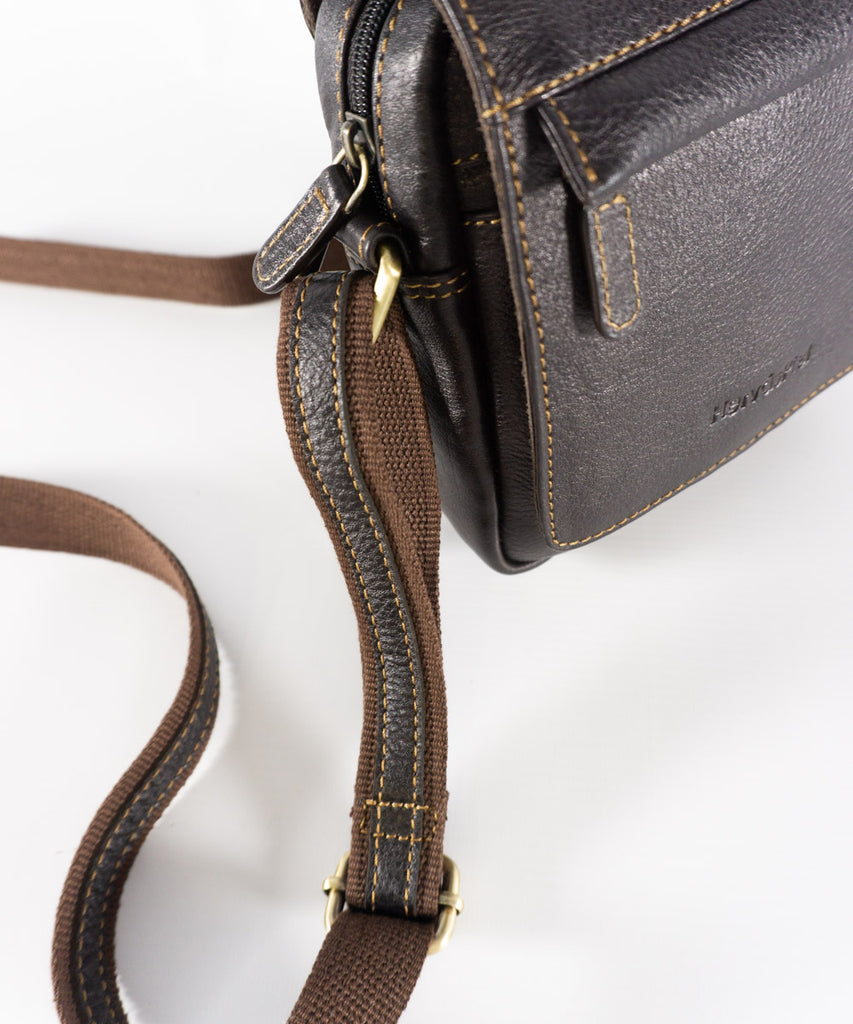 Bolso piel marrón pequeño