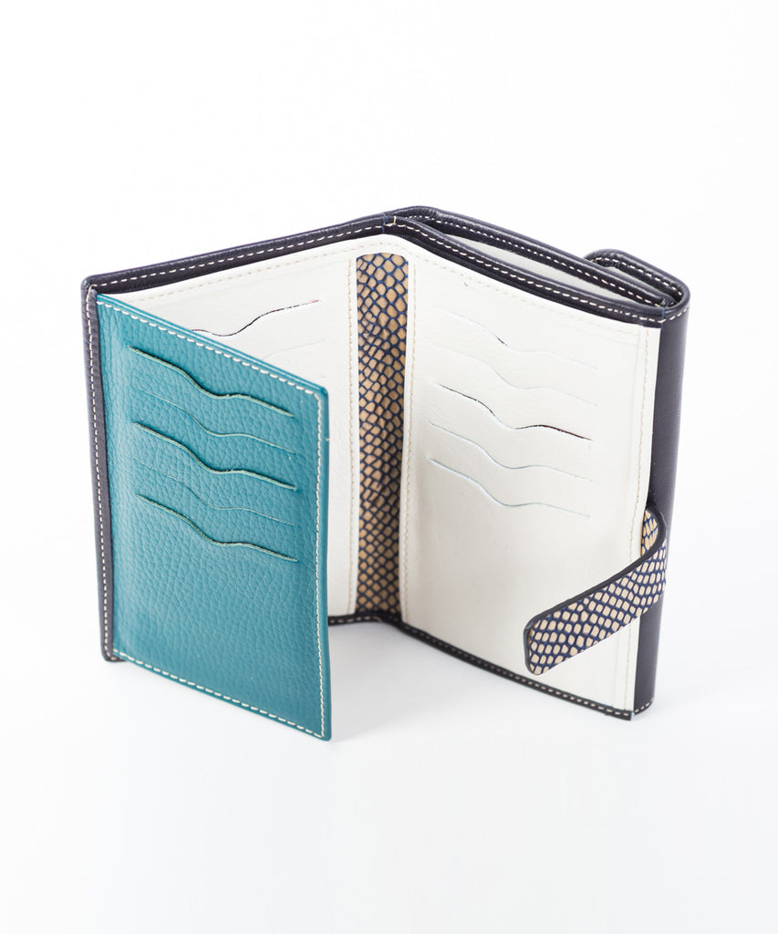 Cartera piel correilla serpiente