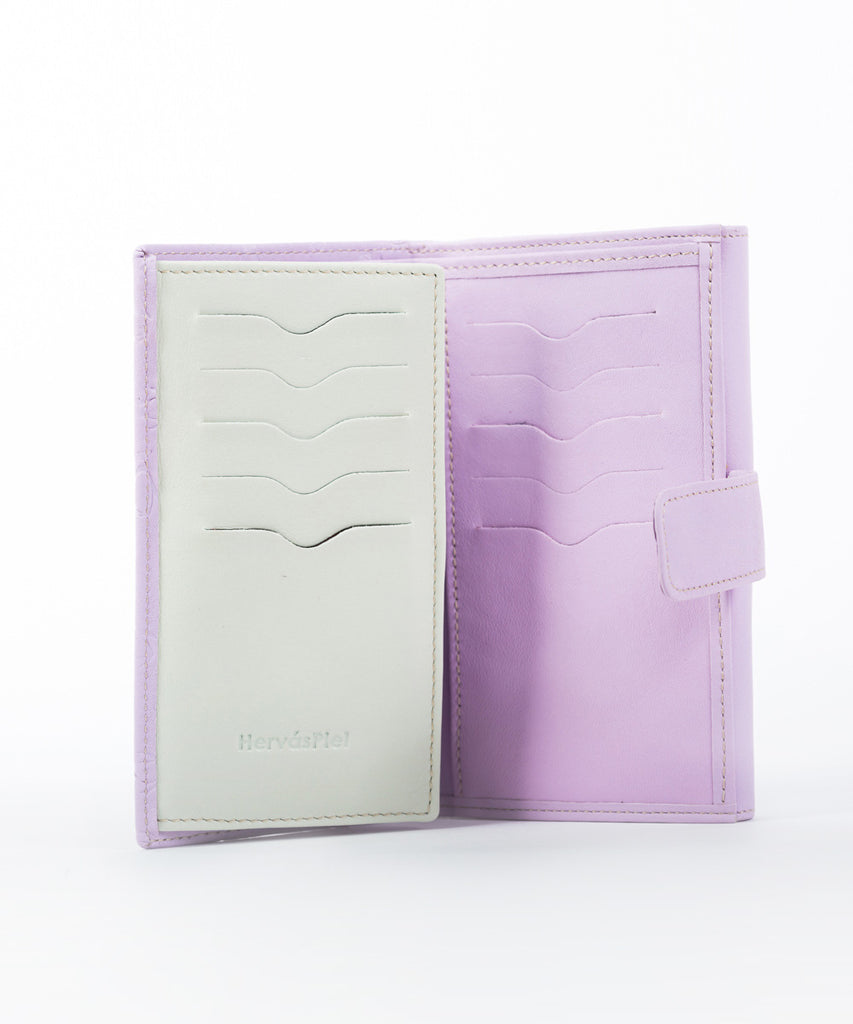 CARTERA BILLETERO MONEDERO PIEL ESTAMPADO MUJER