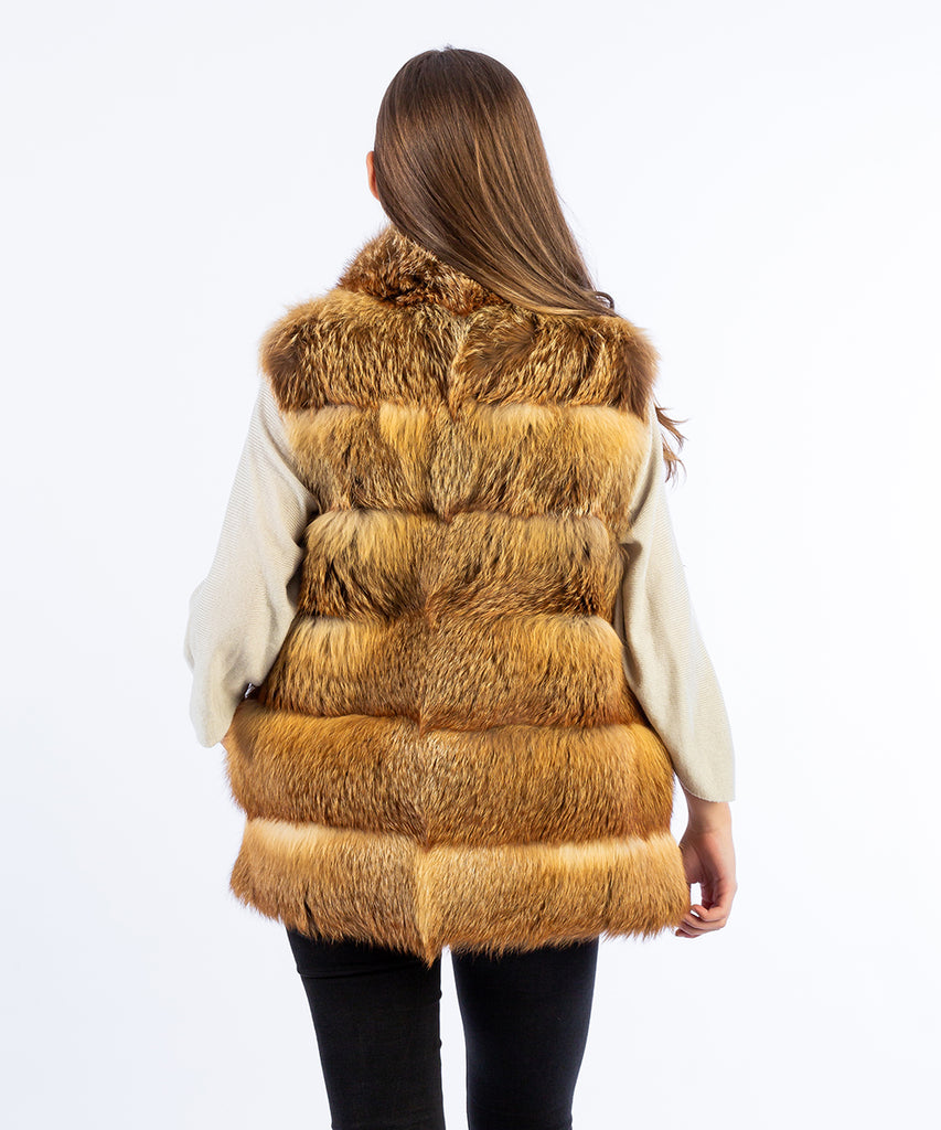 Chaleco zorro camel