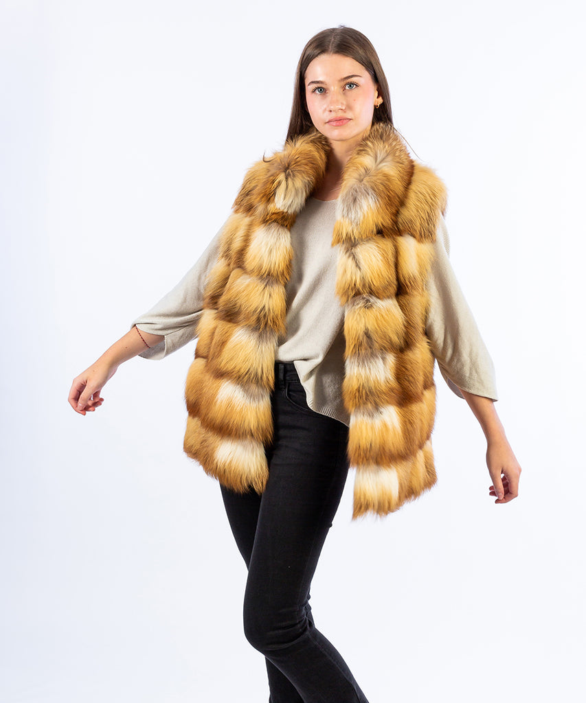 Chaleco zorro camel