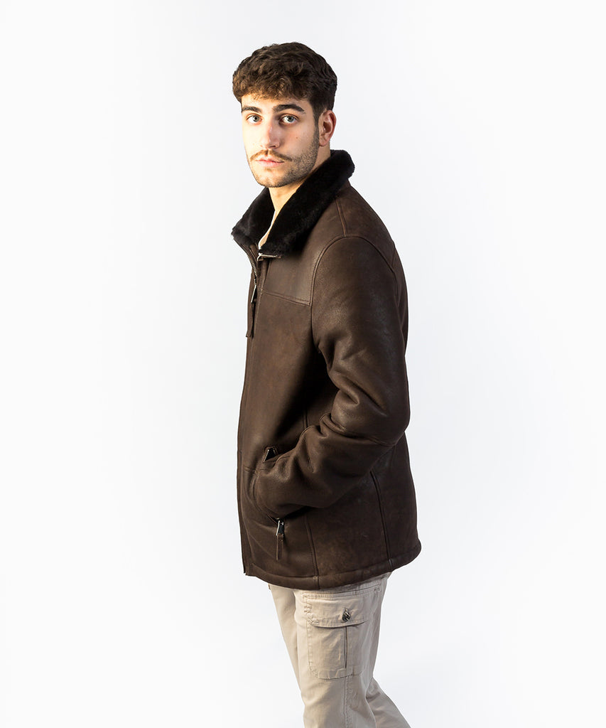 Chaqueta piel doble faz