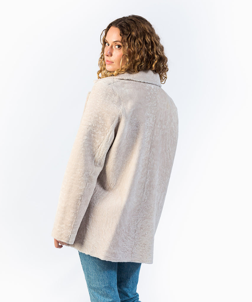 Chaquetón piel vuelta trench reversible