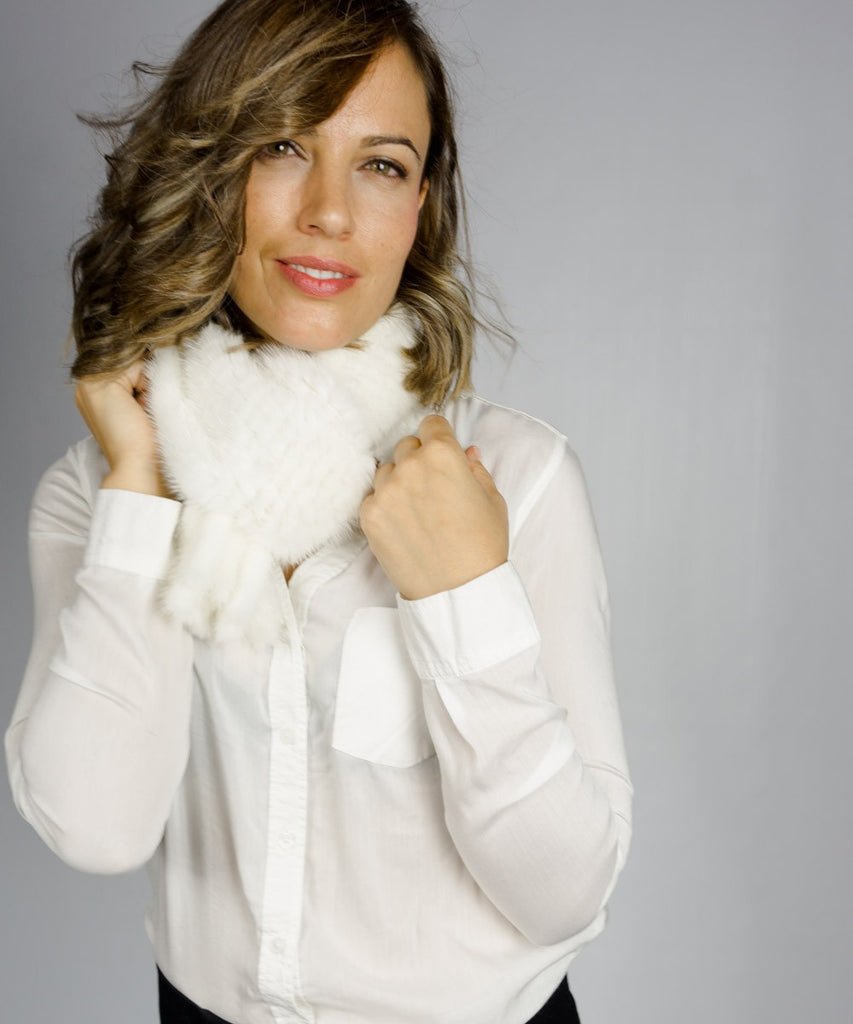 Bufanda Visón Tricotado