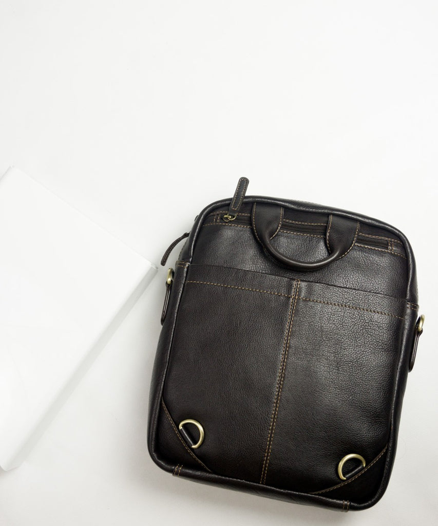 Mochila convertible marrón