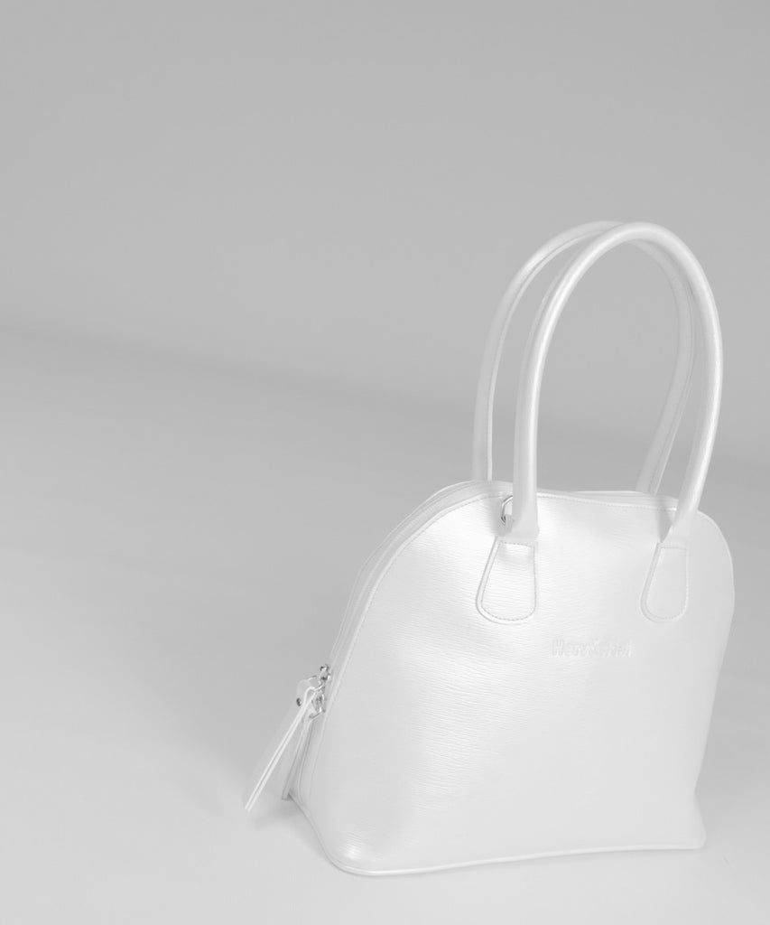 Bolso piel acabado acabado nacarado