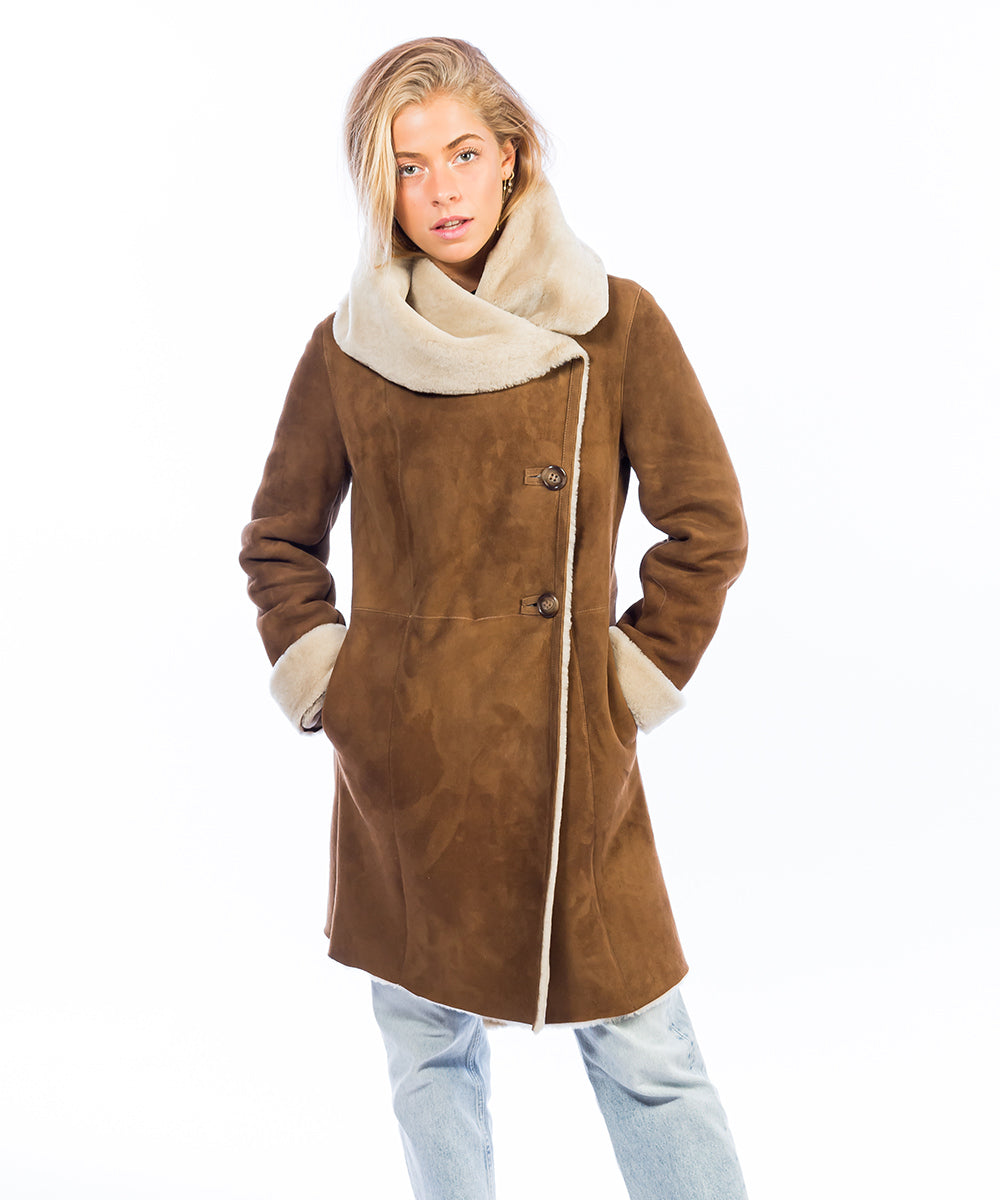 HOT Pelliza Chaquetones De Piel Vuelta Pelliza Ante Piel Vuelta