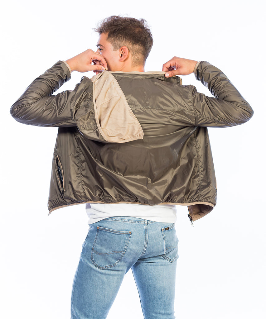 Cazadora ante reversible hombre