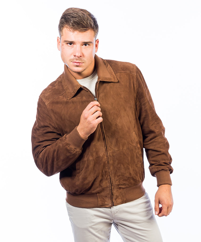 Cazadora de ante clásica