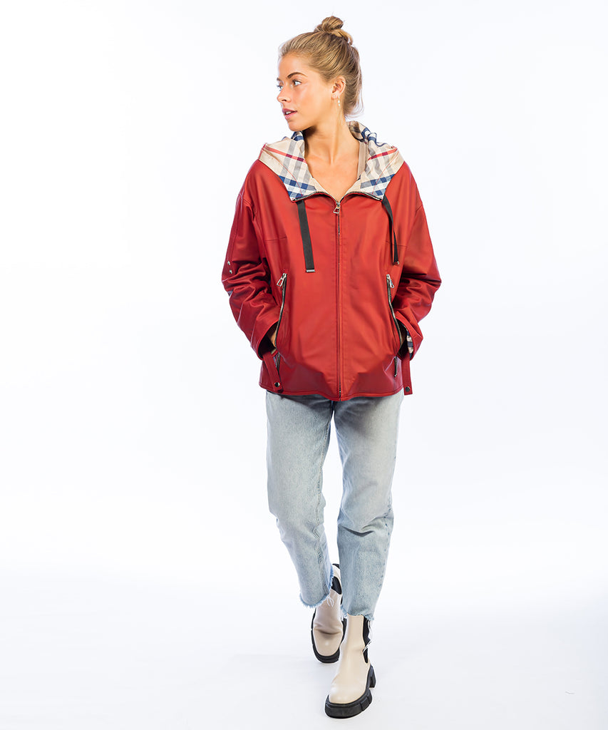 Chaqueta piel napa oversize