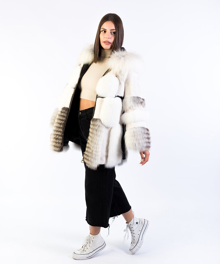 Chaqueta de pelo para mujer