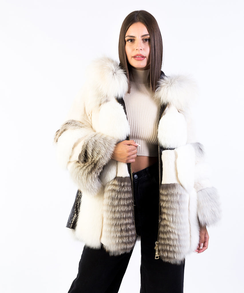 Chaqueta de pelo para mujer