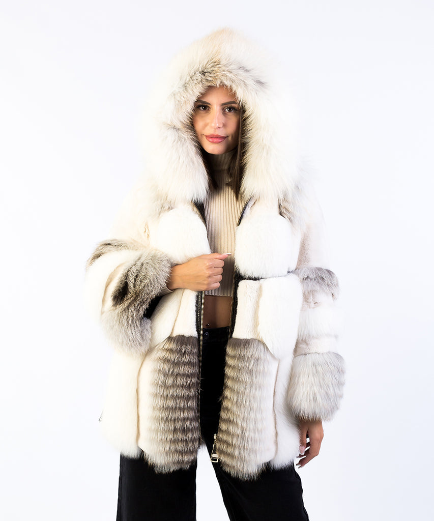 Chaqueta de pelo para mujer