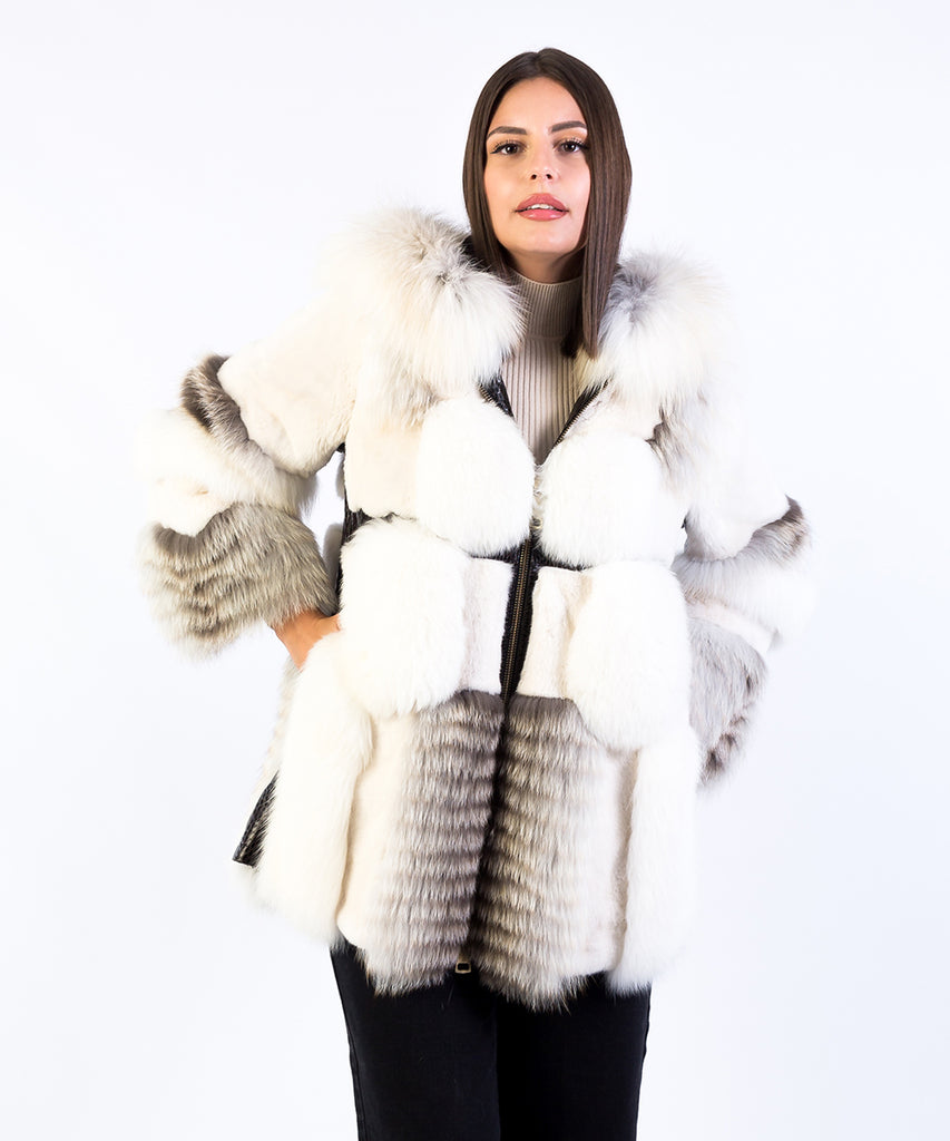 Chaqueta de pelo para mujer