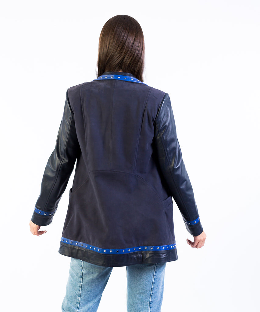 Levita piel napa tres cuartos