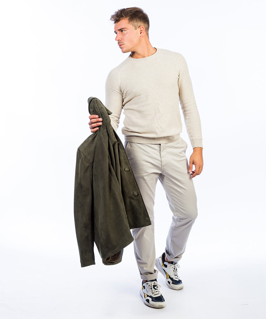 Sobrecamisa piel a paneles