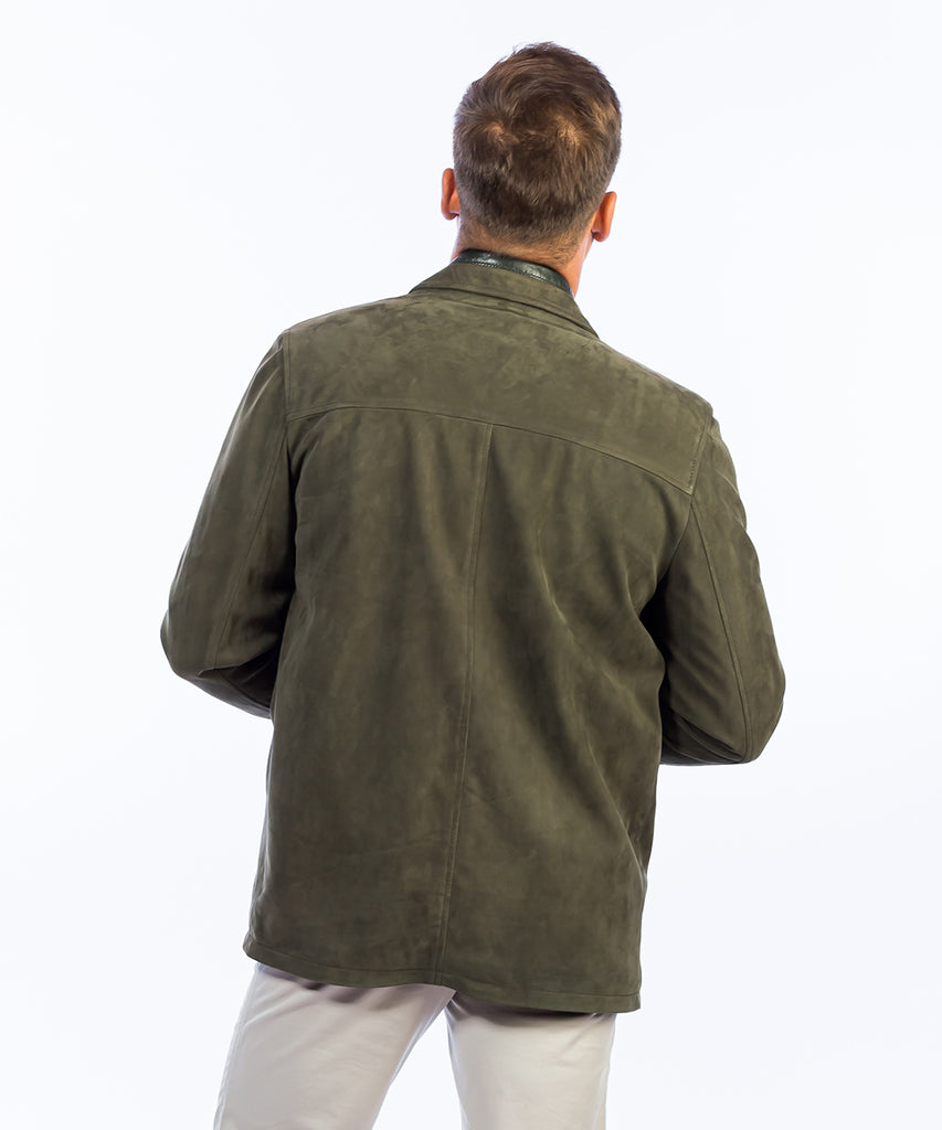 Sobrecamisa piel a paneles