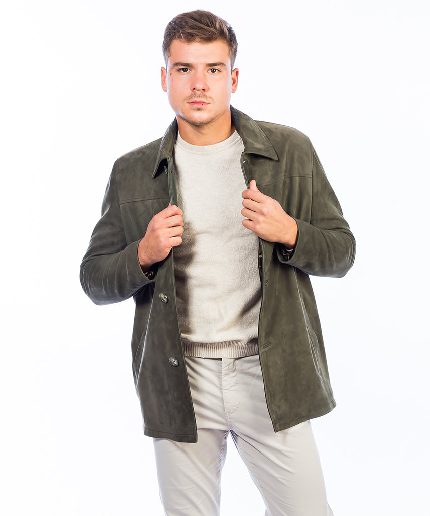 Sobrecamisa piel a paneles