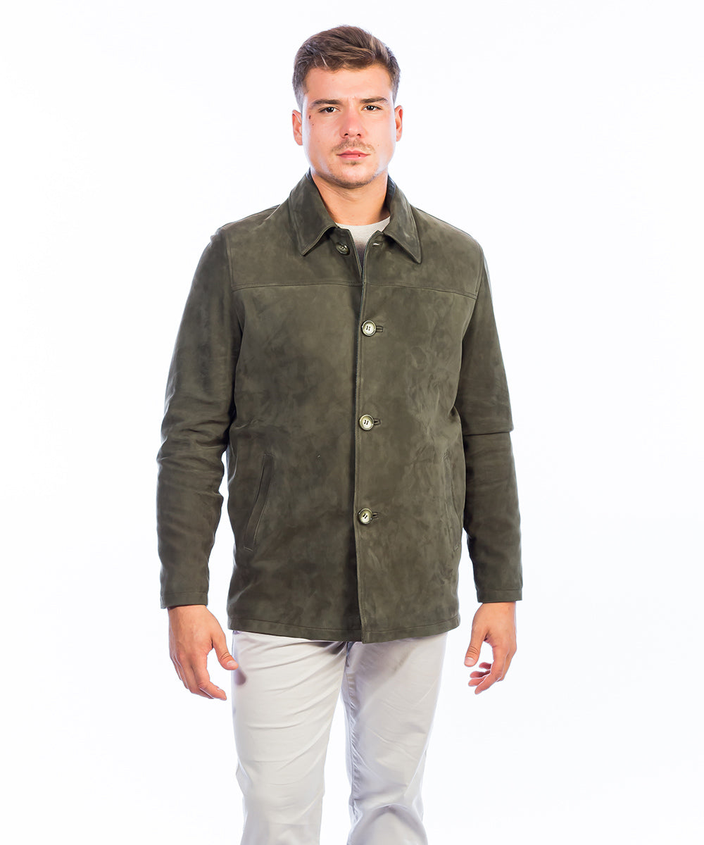 Sobrecamisa piel a paneles HervasPiel